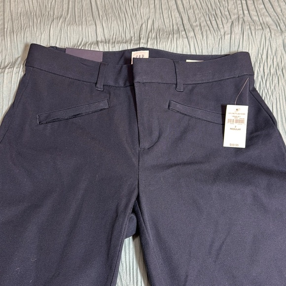 NWT: Gap Signature Skinny Ankle pants in navy blue, size 2R - Picture 2 of 5